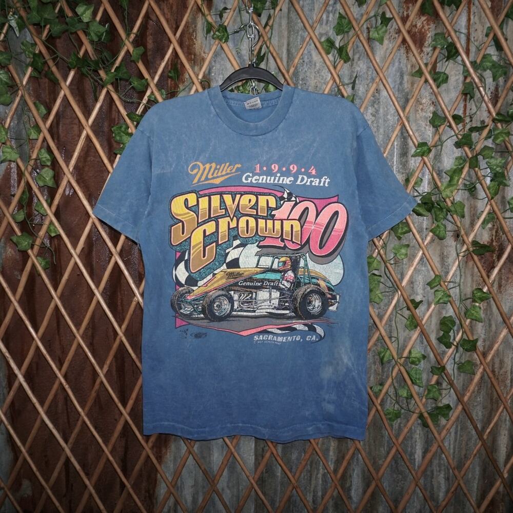 L - Vintage Y2K American Vintage T-Shirts miller lite